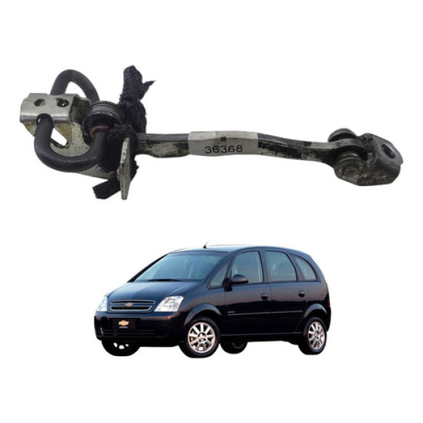 Limitador Porta Dianteira Direita Gm Meriva 2003 2011 Preto