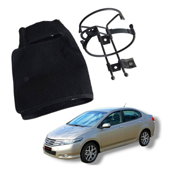 Kit Suporte Capa Extintor Honda City 2009 A 2013