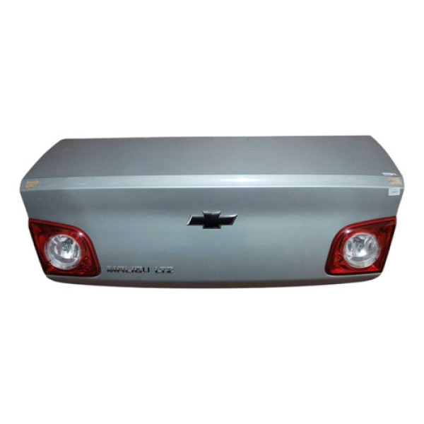 Tampa Traseira Gm  Malibu 2010 Prata