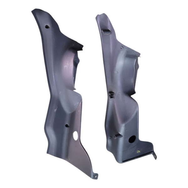 Par Acabamento Soleira Traseira Gm Celta Life 2011 93363811 Preto