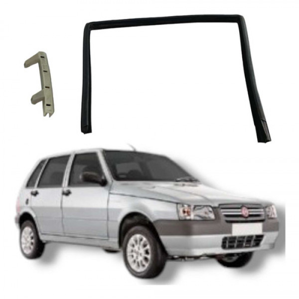 Borracha Guia Canaleta Vidro Traseira Esquerda Fiat Uno 2008