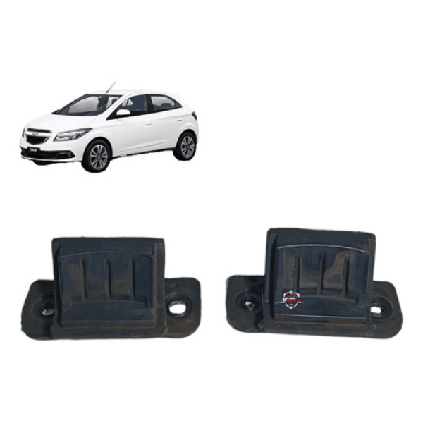 Par Batente Tampa Traseira Chevrolet Onix 2014