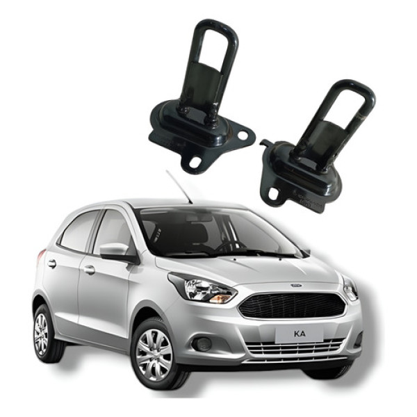 Par Trava Banco Traseiro Ford Ka1.0 2017 Preto