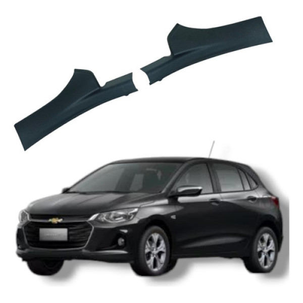 Par Soleira Traseira Gm Onix Turbo 2020 A 2023