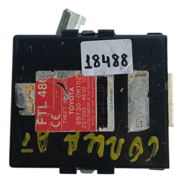 Módulo Central Alarme Toyota Hilux Sw4 2005 2015