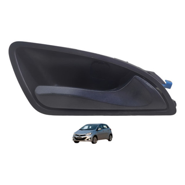 Maçaneta Interna Dianteira Ld Hyundai Hb20 2013 82621hb000 Verde-escuro Dianteira