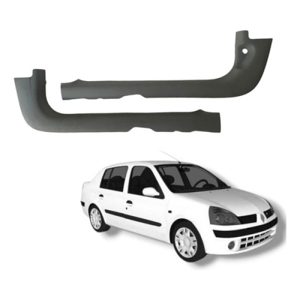 Par Acabamento Soleira Dir Esq Dianteiro Renault Clio 2004