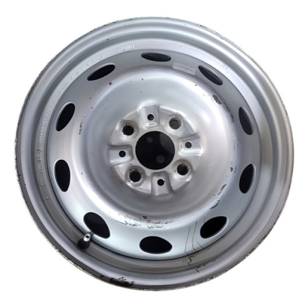 Roda De Ferro Aro 14 Fiat Strada Working 1.4 2014 Cinza