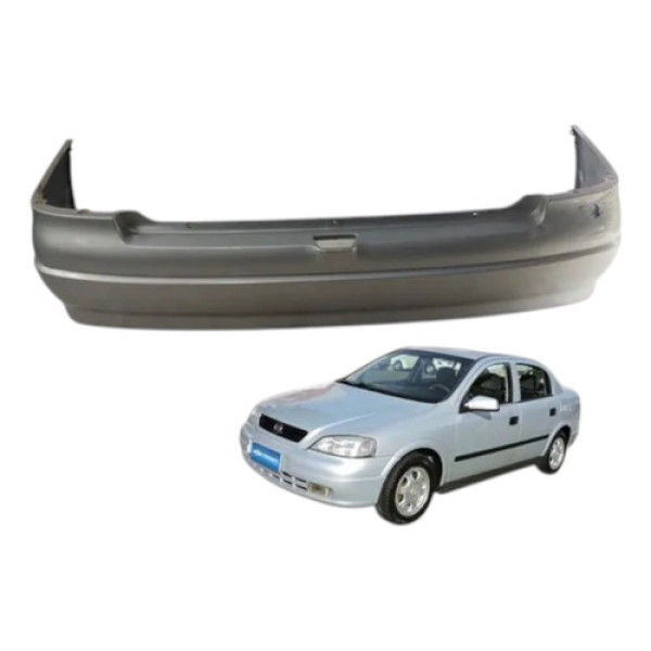 Parachoque Traseiro Sedan Prata Gm Astra 1999 A 2002