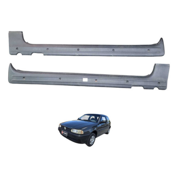 Par Soleira Porta Vw Gol G2 G3 G4 1995 2010 377853813 Preto