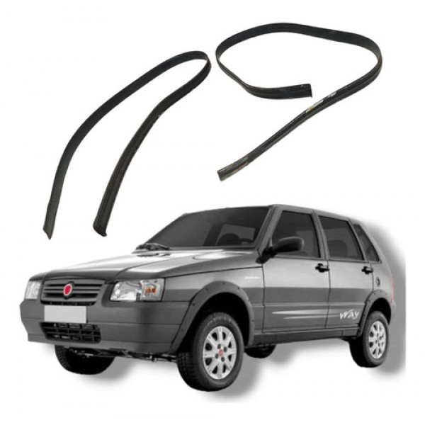 Par Borracha Teto Fiat Uno Mille 1.0 Fire 2012