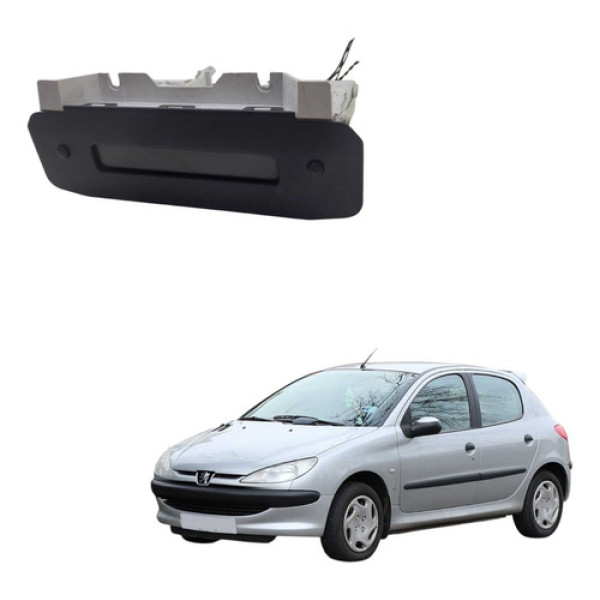 Relogio Digital Peugeot 206 207 2003 2008 21659275 Preto