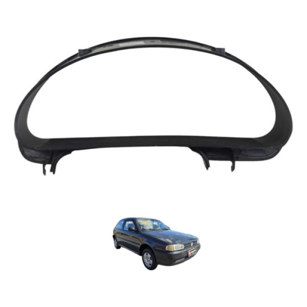 Moldura Painel Instrumentos Vw Gol G2 G3 2002 377857059 Preto