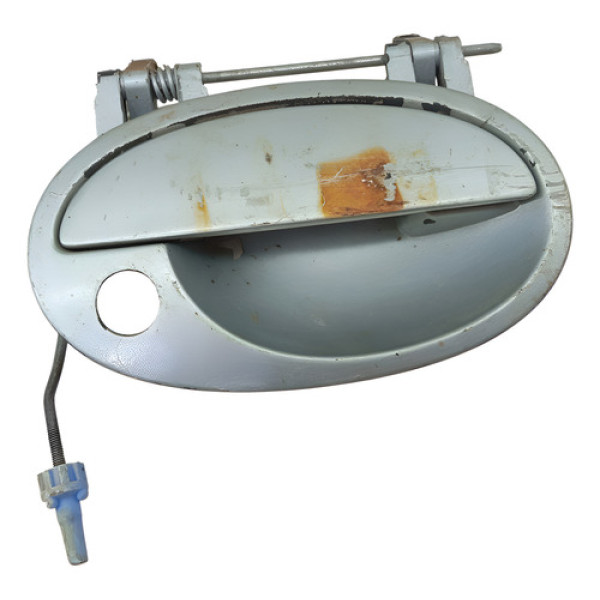 Maçaneta Externa Diant Direita Gm Corsa Montana 2004 2011 Prata Dianteira