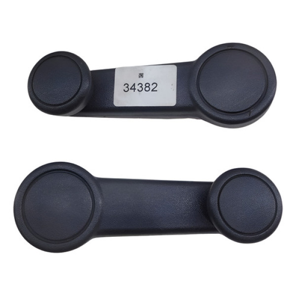 Par Manivela Vidro Porta Ford Fiesta Sedan 1.6 8v Flex 2006 Preto