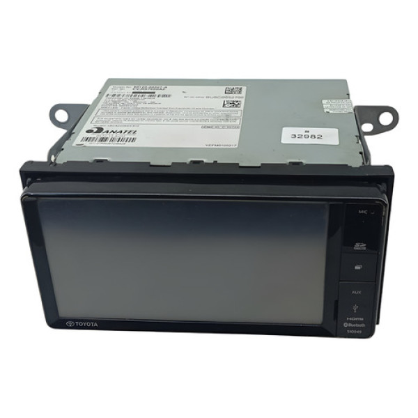 Central Multimidia Toyota Etios 2018 8612098000 Preto