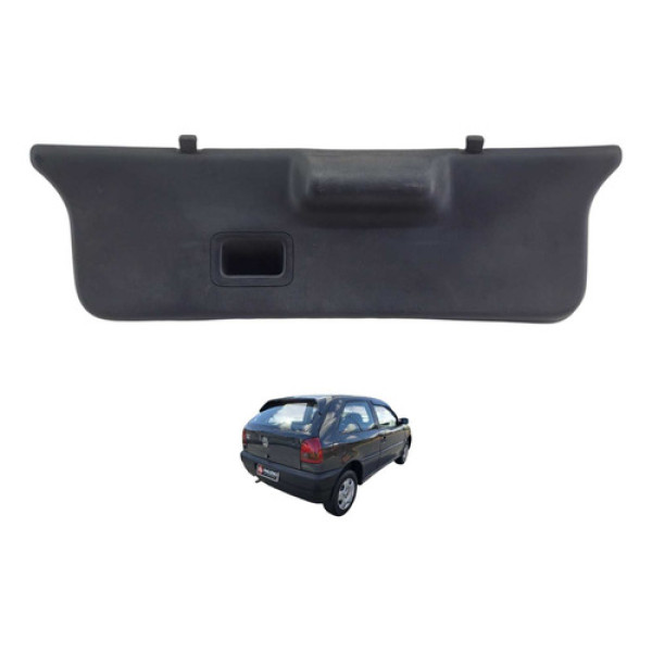 Acabamento Interno Porta Malas Vw Gol 1995 2002 377867605 Preto
