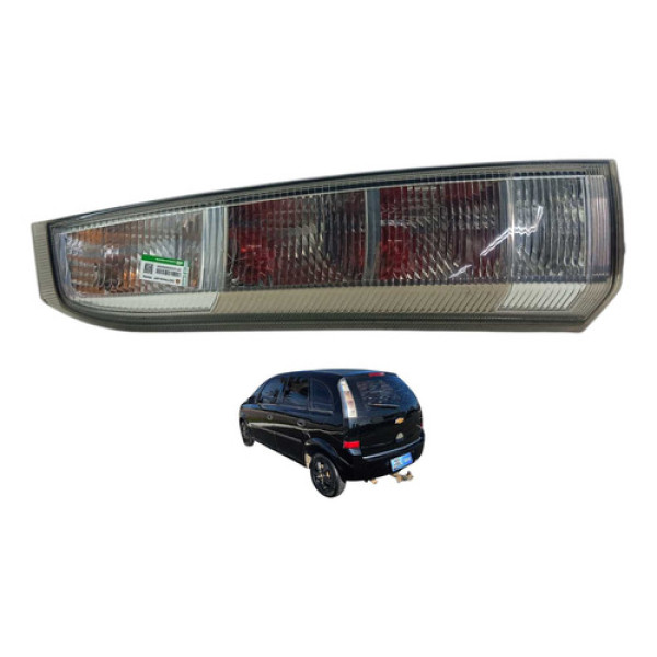 Lanterna Esquerda Chevrolet Meriva 2002 2011 94700057 Esquerdo/motorista Transparente