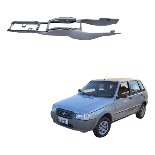 Moldura Console Central Volkswagen Polo 2006 601864343 