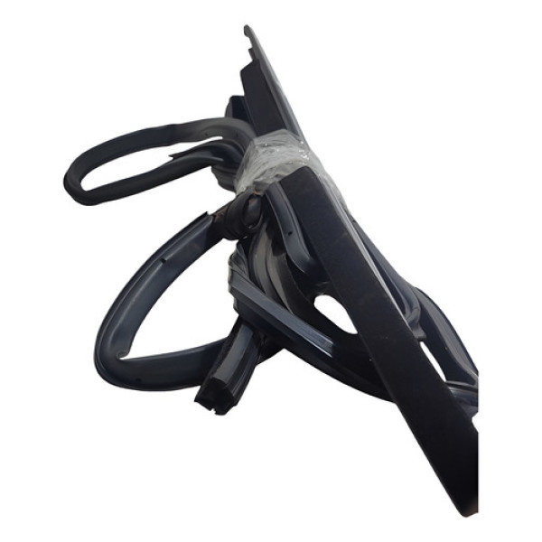 Kit Pestana Borracha Porta Tras Direita Ford Fiesta 2014 Preto