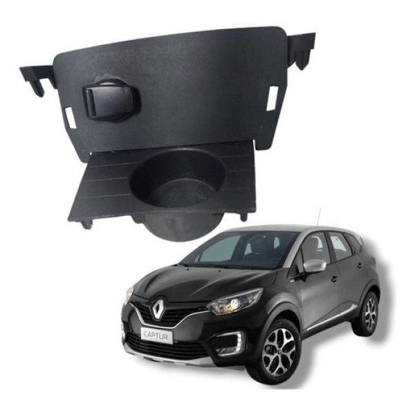 Porta Copos Console Renault Captur 2018 A 2021