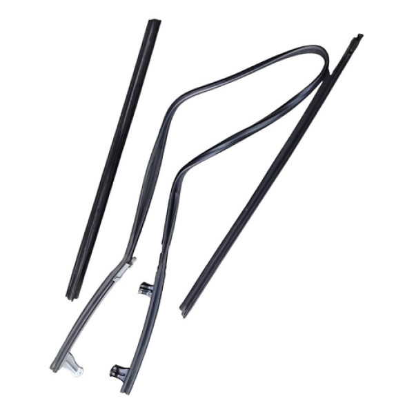 Kit Borracha Pestana Porta Diant Direito Toyota Etios 2018 Preto