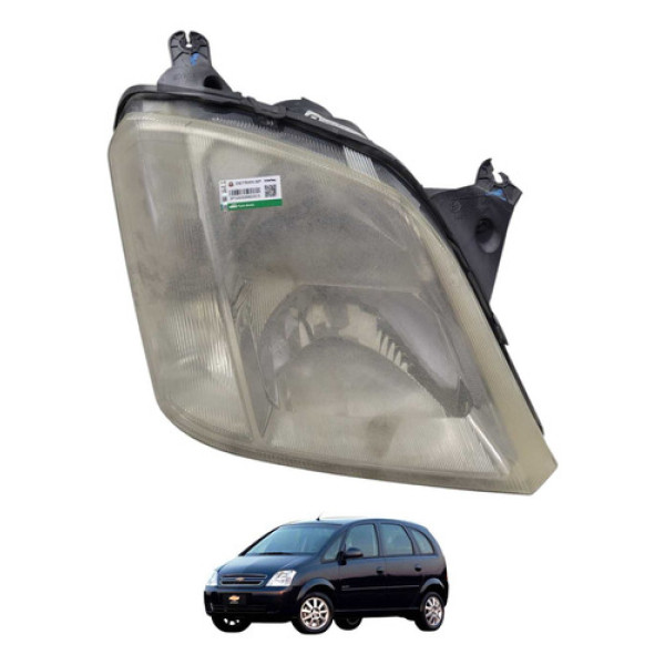 Farol Direito Chevrolet Meriva Joy 2003 2012 93375572 Direito/passageiro
