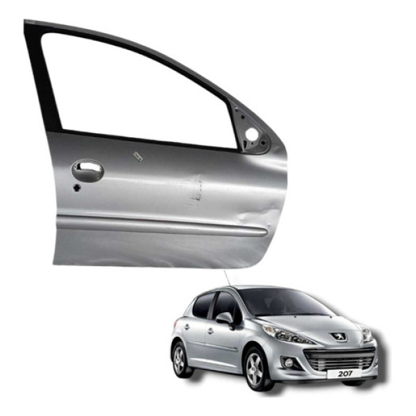 Porta Dianteira Direita Peugeot 207  2010