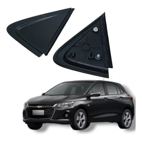 Moldura Retrovisor Externa Traseiro Gm Onix Turbo 2020 2023