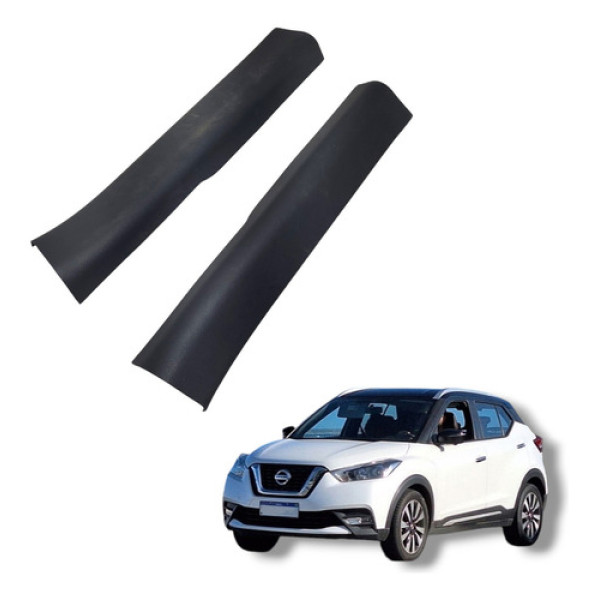 Par Acabamento Solteira Dianteira Nissan Kicks 2016 A 2020