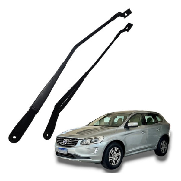 Par Braço Limpador Parabrisa Volvo Xc60 T5 2008 2014