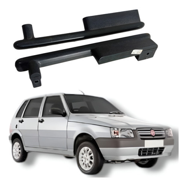 Par Apoio Braço Fiat Uno Mille Fire Flex 2008 Preto