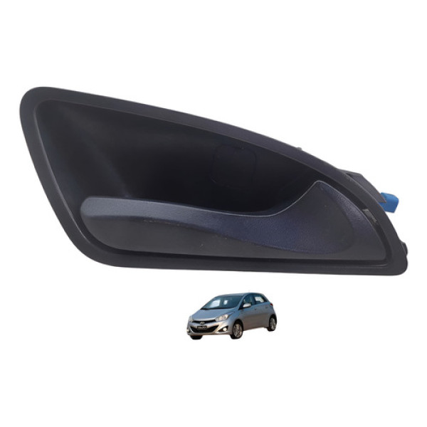 Maçaneta Interna Dianteira Le Hyundai Hb20 2013 82611hb000 Verde-escuro Traseira