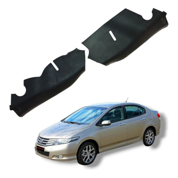 Par Acabamento Lateral Banco Traseiro Honda Honda City 09 13