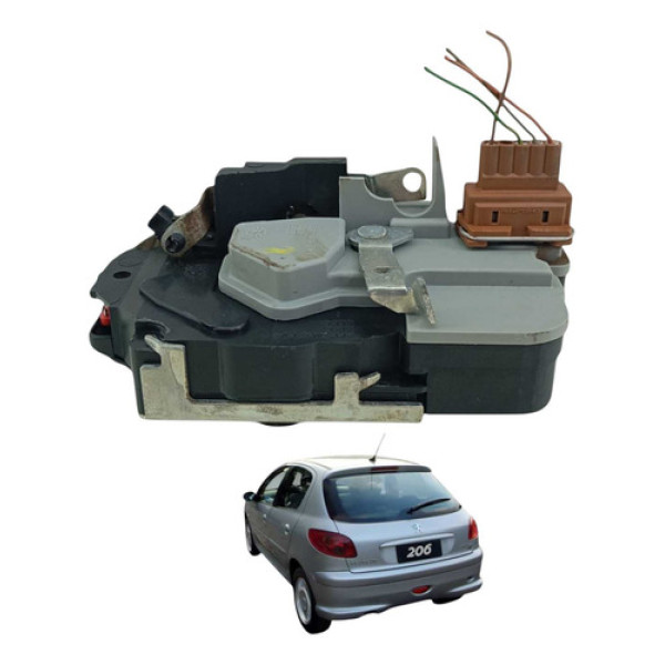 Fechadura Eletrica Porta Traseira Esquerda Peugeot 206  2008