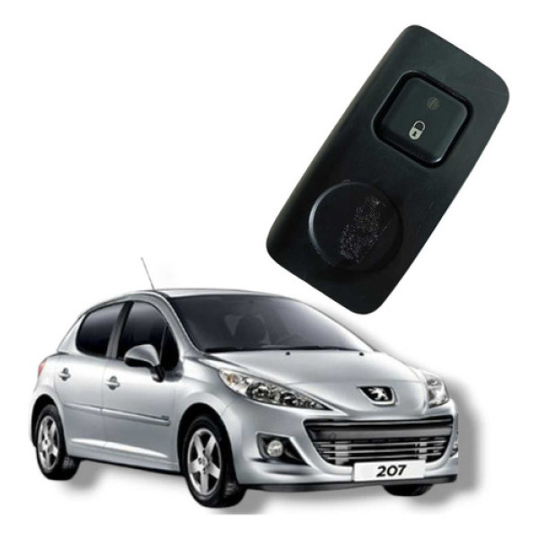 Botão Trava Porta Peugeot 207 Hb Xr 2010