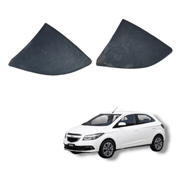 Par Tampa Maçaneta Interna Esquerda Gm Onix Prisma 2014 2019