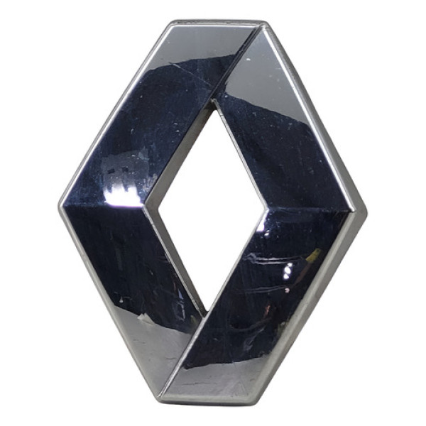 Emblema Grade Renault Logan Sandero Megane 2011 628908358 Prateado
