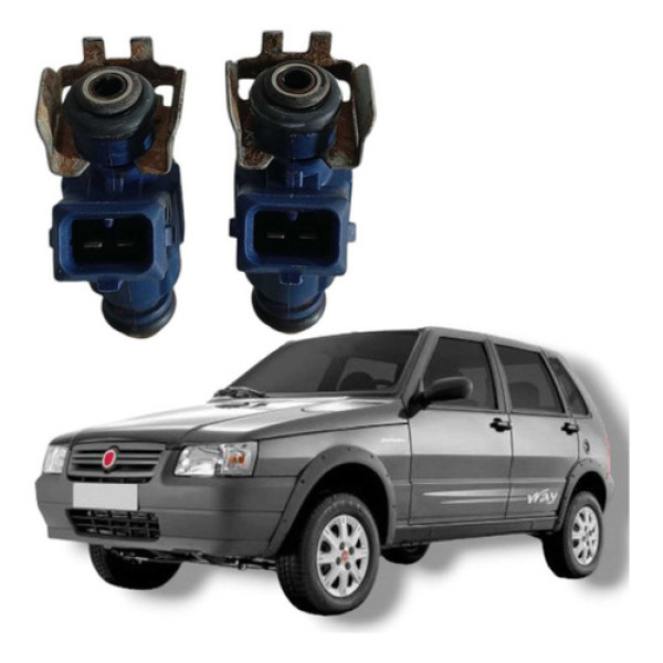 Par Bico Injetor Fiat Uno Mille Way Economy 1.0 Fire 2012