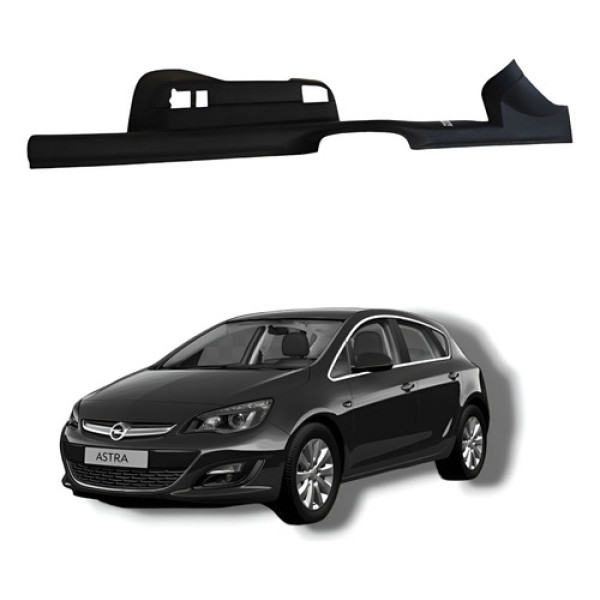 Soleira Lateral Esquerda Chevrolet Astra Sedan 2010 Preto